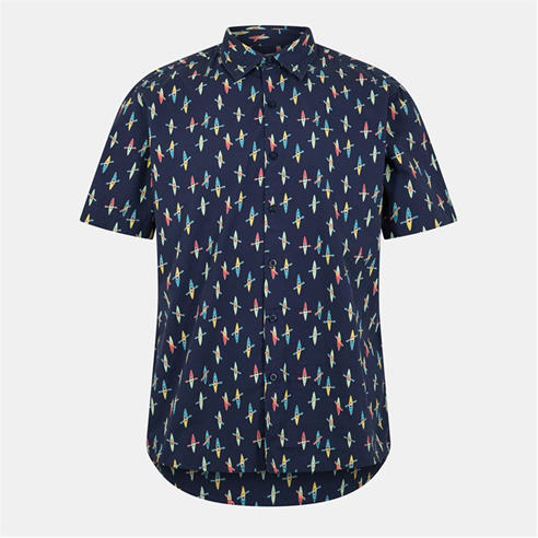 Peter Werth - Men's Plain Short Sleeve Shirt