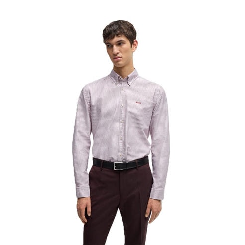 Boss - Men's Roan Long Sleeve Oxford Shirt