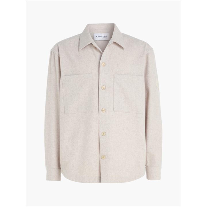 CALVIN KLEIN WOOL BLEND OVERSHIRT