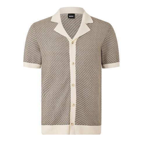 Boss - Men's Patterned Short Sleeve Shirt