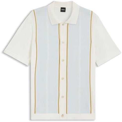 Boss - Men's Patterned Short Sleeve Shirt