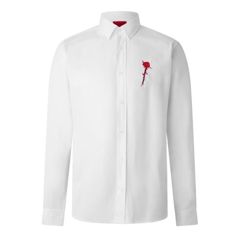 Hugo - Men's Long Sleeve Plain Shirt