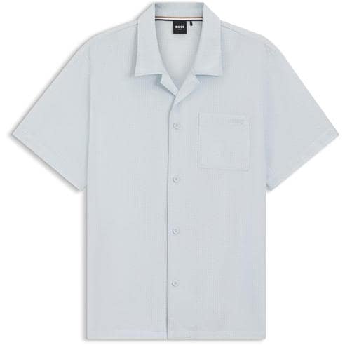 Boss - Men's Short Sleeve Plain Shirt