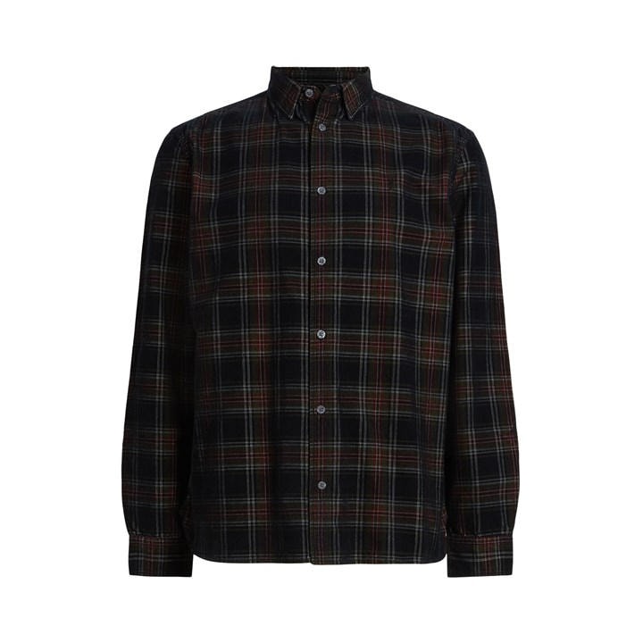 ALLSAINTS HERCULIS RELAXED FIT CHECKED FLANNEL SHIR