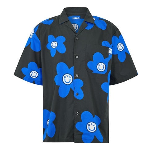 Hugo - Men's Eligino Long Sleeve Patterned Shirt