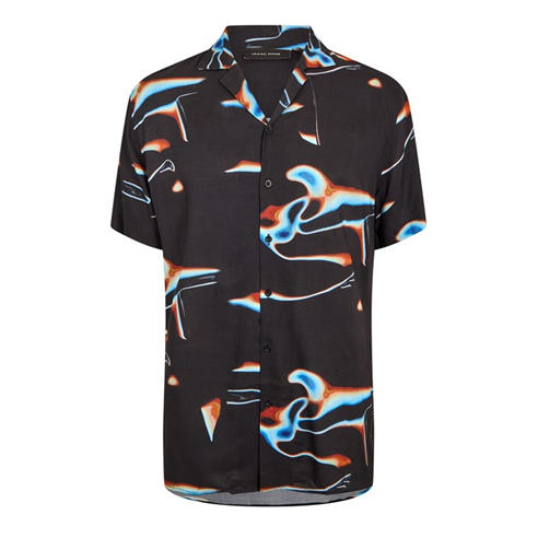 Criminal Damage - Men's Warped Short Sleeve Dress Shirt