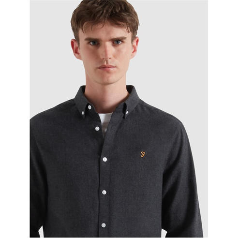 Farah - Men's Milners Long Sleeve Plain Shirt