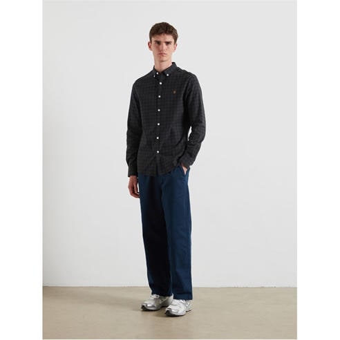 Farah - Men's Milners Check Long Sleeve Patterned Shirt