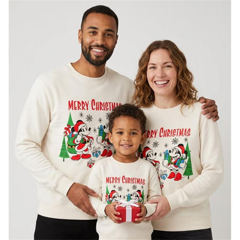 Character - Unisex Disney Elf Xmas Fleece Crew Sweat