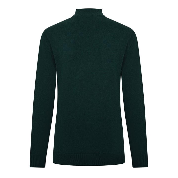 Evergreen Marl - Jack Wills - Funnel Neck Half Zip Jumper Men