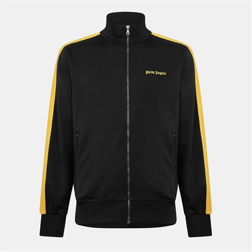 PALM ANGELS - Men's Classic Track Side Stripe Relaxed Fit Tracksuit Top