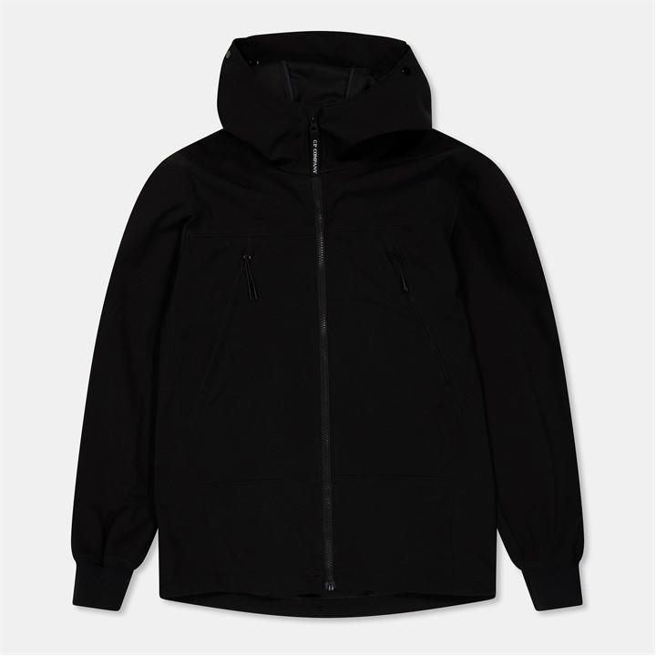 Cp Company Boys Black ' Goggle Softshell Jacket Size 9