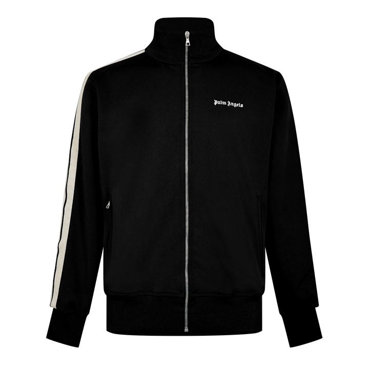 Palm Angels Men's Black Classic Tracksuit Jacket Extra Large