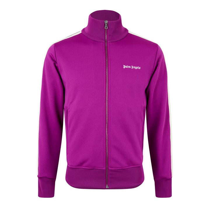 Palm Angels Men's Purple Classic Tracksuit Jacket Extra Large