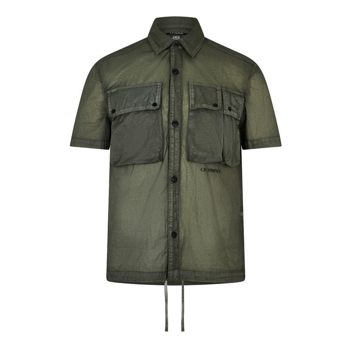 C.P. COMPANY DRAWSTRING SHORT SLEEVE SHIRT