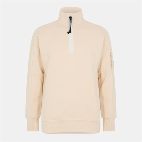 CP COMPANY - Men's Lens Quarter-Zip Fleece Top