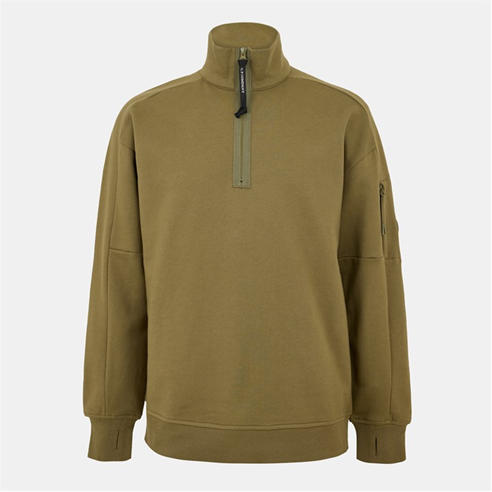 CP COMPANY - Men's Lens Quarter-Zip Fleece Top