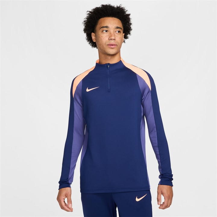 Nike Strike Men's Dri-fit 1/2-zip Global Football Top In Blue