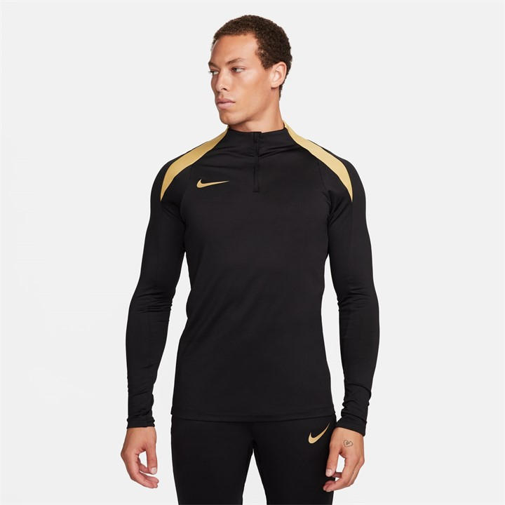 Nike Strike Men's Dri-fit 1/2-zip Global Football Top In Black