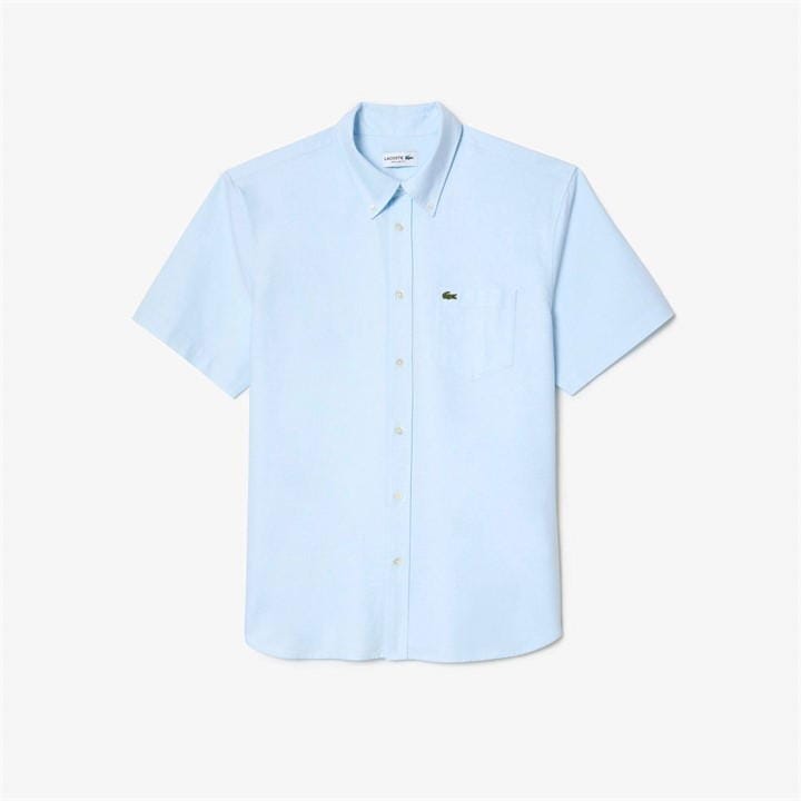 LACOSTE SHORT SLEEVE OXFORD SHIRT MEN
