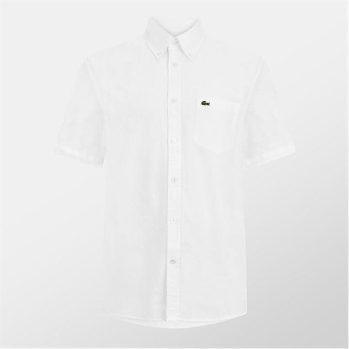 LACOSTE SHORT SLEEVE OXFORD SHIRT MEN