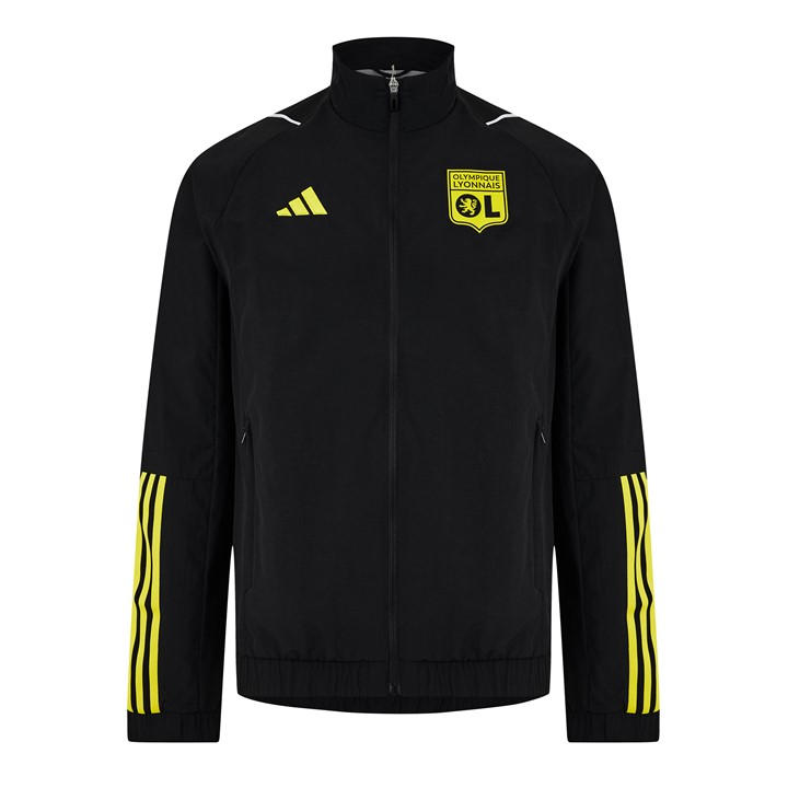 ADIDAS ORIGINALS OLYMPIQUE LYONNAIS PRESENTATION JACKET 2023 2024 ADULT