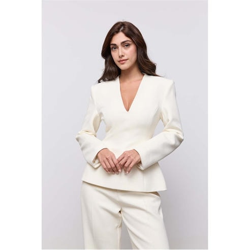 ODD MUSE - Womens Cotton Mix Structured Top