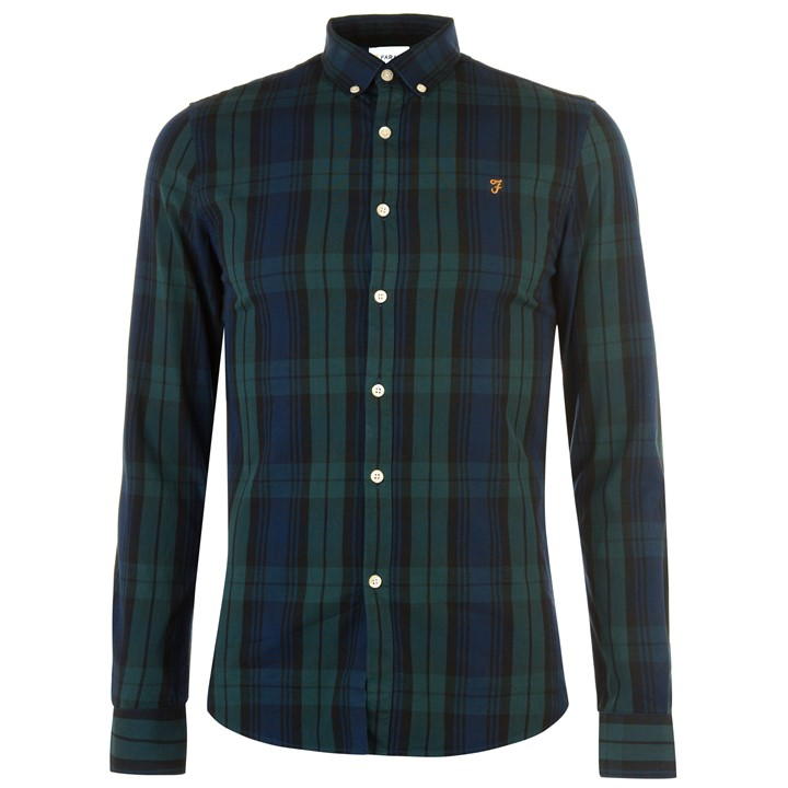 Pine 309 - Farah - Brewer Checked Shirt