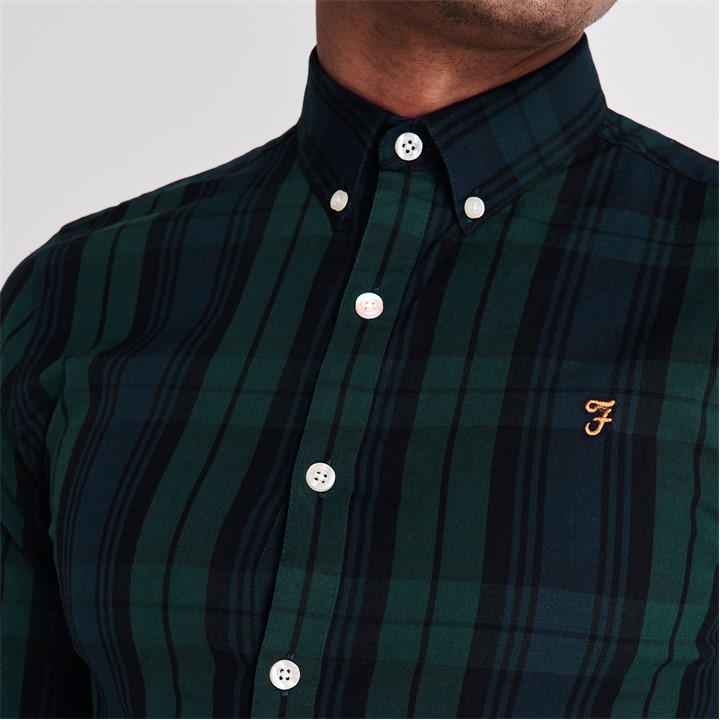 Pine 309 - Farah - Brewer Checked Shirt