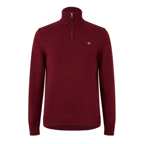 Gant - Gant Casual Cotton Halfzip Plumped Red L