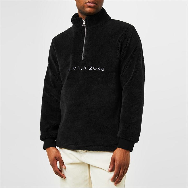 MKI MIYUKI ZOKU V2 SHERPA QUARTER ZIP TOP