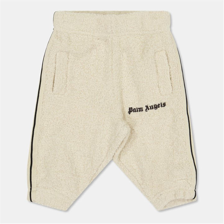 Palm Angels Unisex Kids Cream Palm Teddy Joggers Bb53 Size 6 - 9 Months
