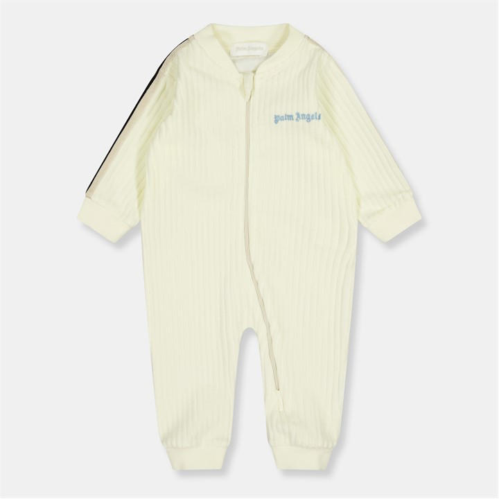 Palm Angels Unisex Kids Cream Palm Cord Lgo Aio Bb53 Size 6 - 9 Months