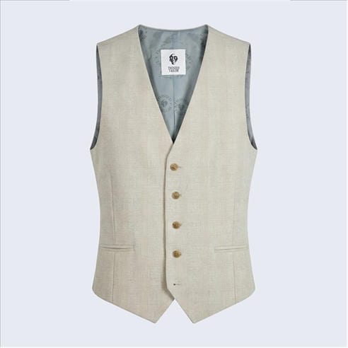 Twisted Tailor - Beckford Slim Fit Check Waistcoat