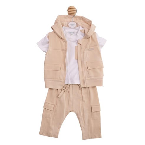 Mintini Baby - Baby 3-Piece Top and Trouser Set
