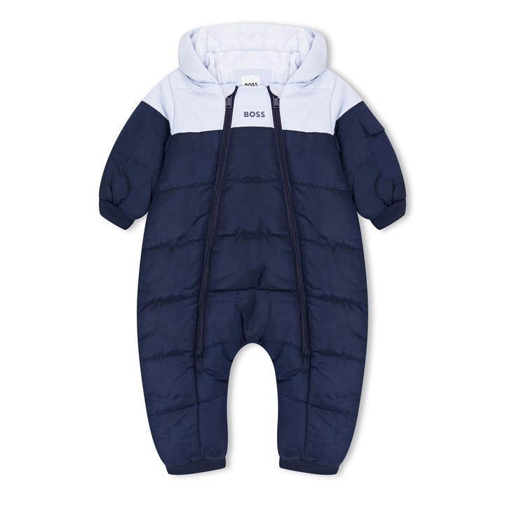 Navy 849 - Boss - Logo Snowsuit Babies