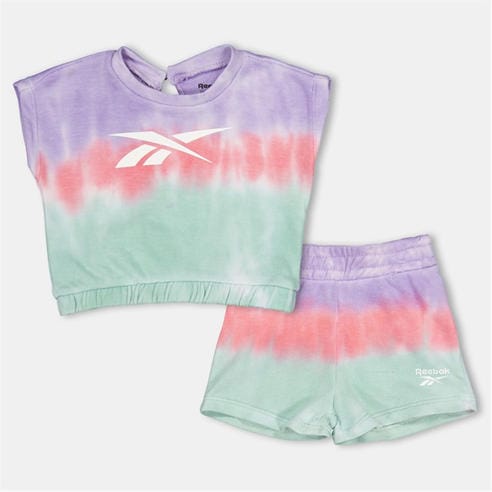 Reebok - Tie Dye Top and Shorts Set