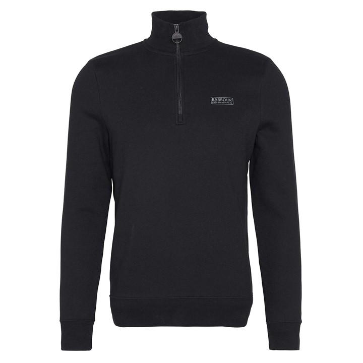 BARBOUR INTERNATIONAL MEN'S ESSENTIAL HALF-ZIP FLEECE TOP
