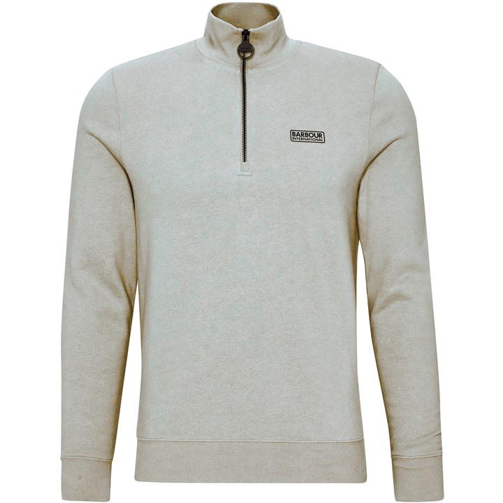 BARBOUR INTERNATIONAL MEN'S ESSENTIAL HALF-ZIP FLEECE TOP