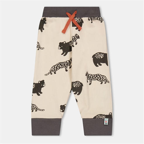 Lilly and Sid - Leopard Closed Hem Fleece Jogger
