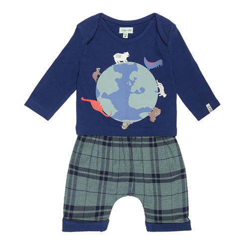 Lilly and Sid - Animal World Top and Legging Set