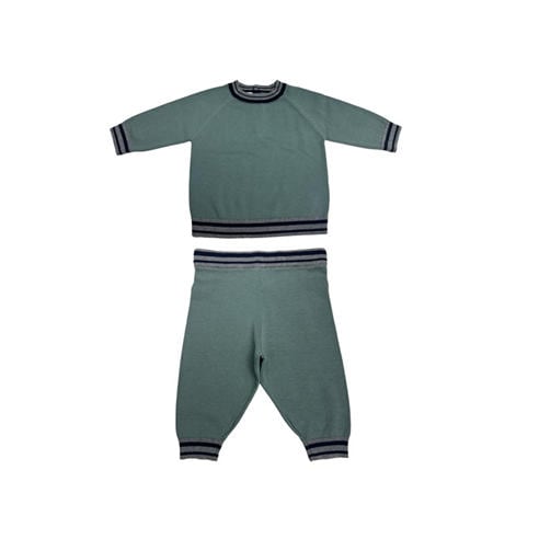 Pretty Green - Kids' Cotton Top and Trouser Pyjama Set