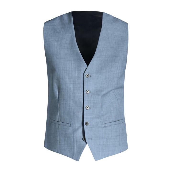 Ted Baker Men's Blue Orion Slim Fit Suit Vest Large