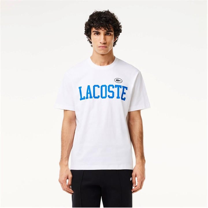 LACOSTE LOGO PRINT T-SHIR