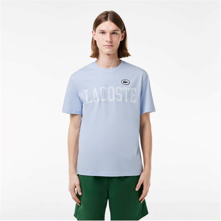LACOSTE LOGO PRINT T-SHIR