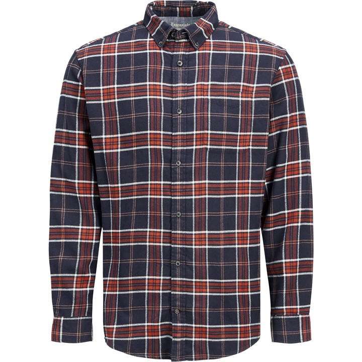 JACK & JONES LONG SLEEVE CHECKERED SHIRT M
