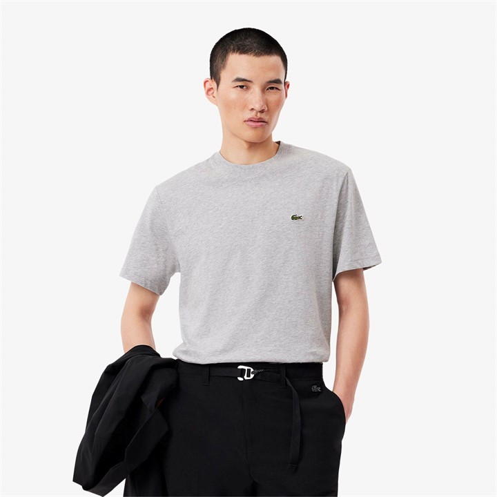 Light Grey CCA - Lacoste - Men's Regular Fit Small Logo T-Shirt