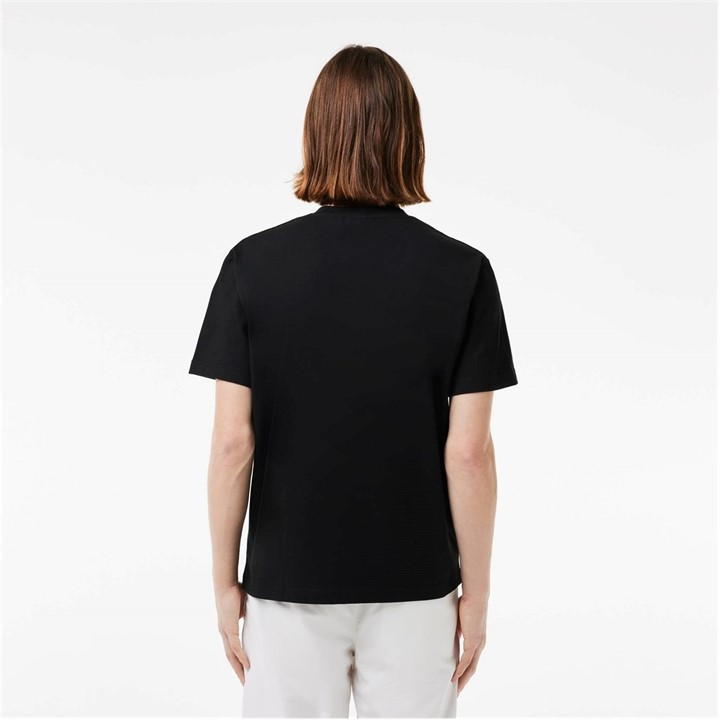 Black 031 - Lacoste - Men's Regular Fit Small Logo T-Shirt
