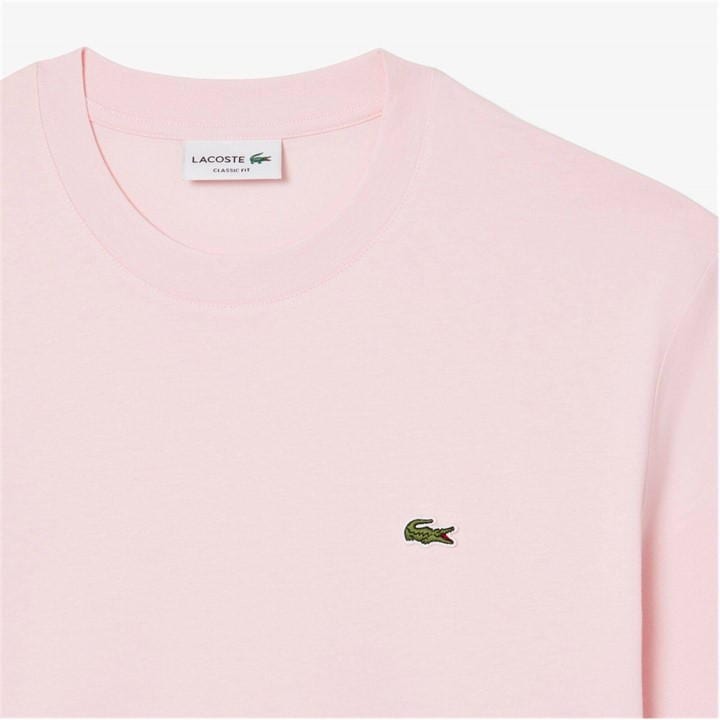 Pink T03 - Lacoste - Men's Regular Fit Small Logo T-Shirt