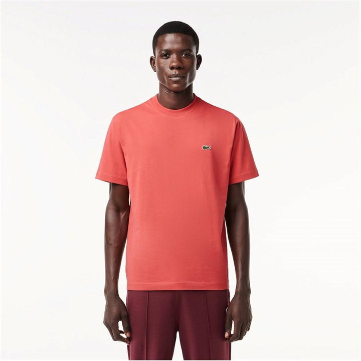 Red ZV9 - Lacoste - Men's Regular Fit Small Logo T-Shirt